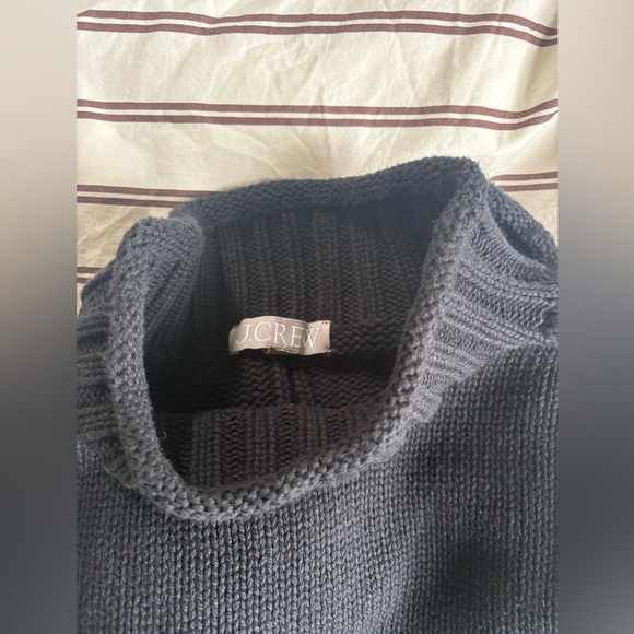 J Crew 2025 Rollneck Sweater Black Small - Picture 5 of 5